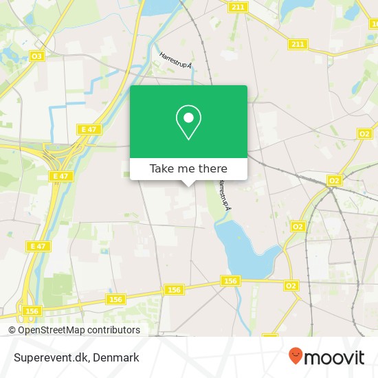 Superevent.dk map