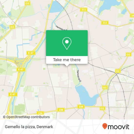 Gemello la pizza map