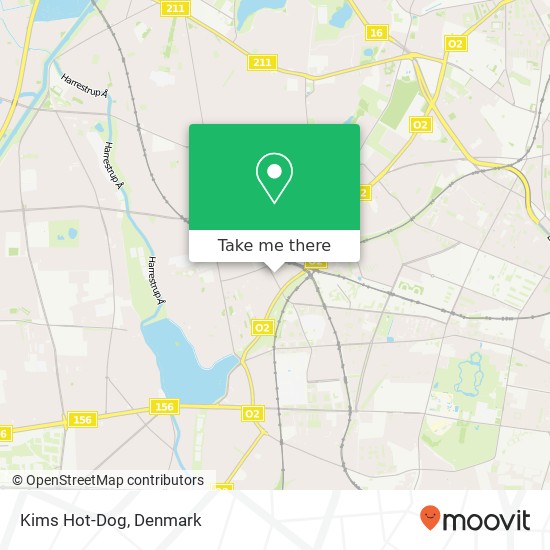 Kims Hot-Dog map