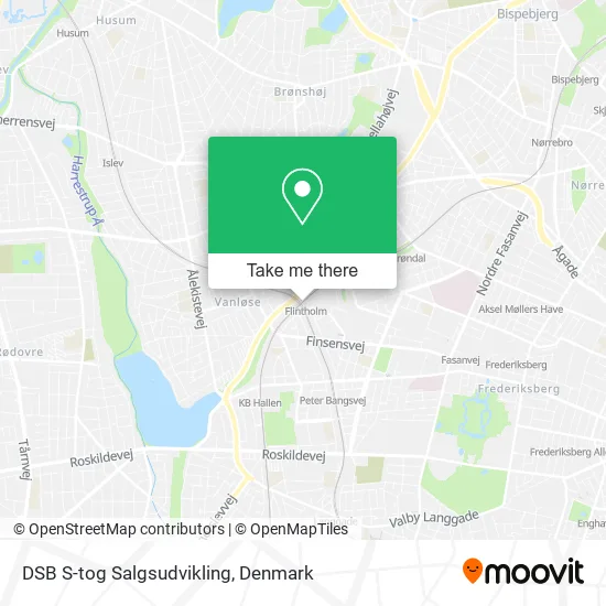 DSB S-tog Salgsudvikling map