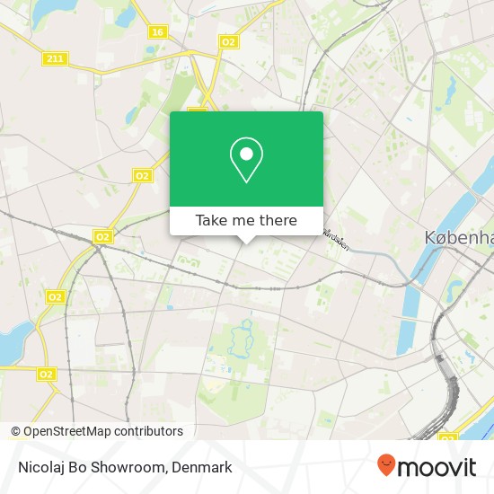 Nicolaj Bo Showroom map