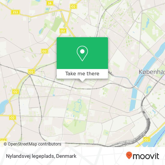 Nylandsvej legeplads map