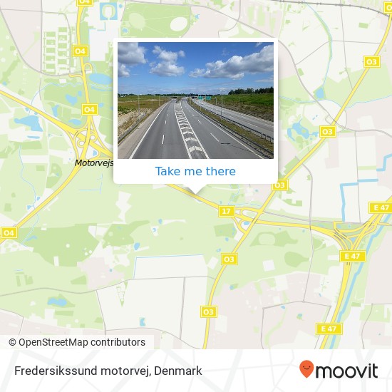 Fredersikssund motorvej map