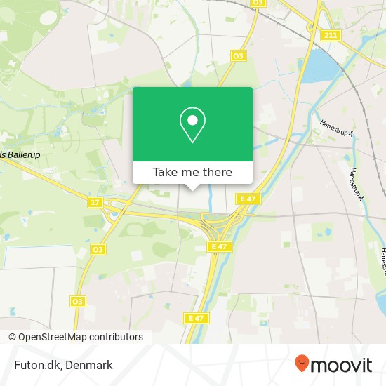 Futon.dk map