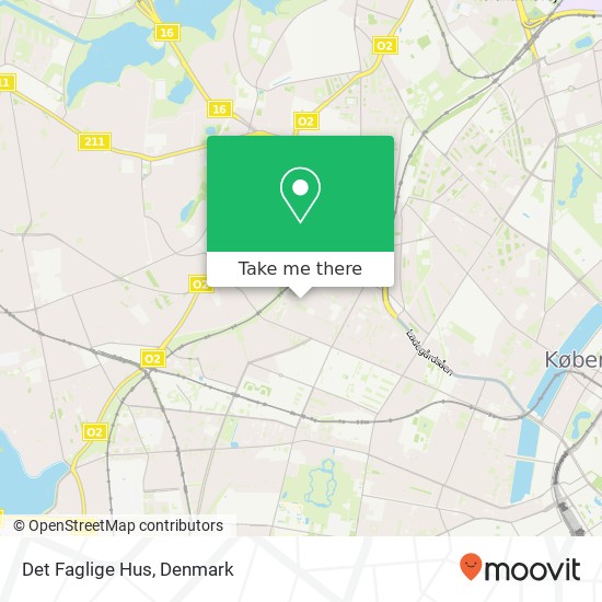 Det Faglige Hus map