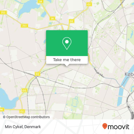 Min Cykel map