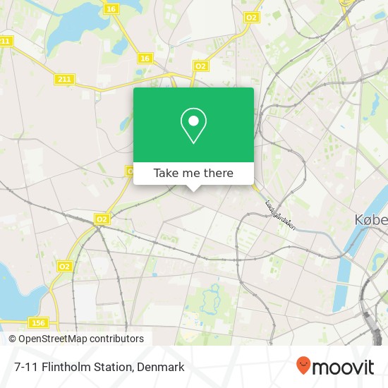7-11 Flintholm Station map
