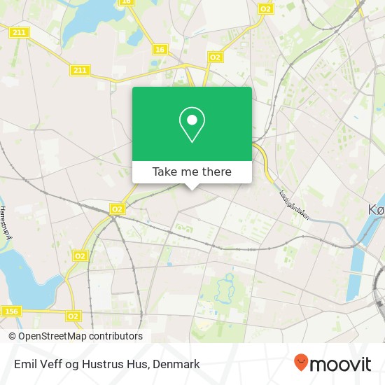 Emil Veff og Hustrus Hus map