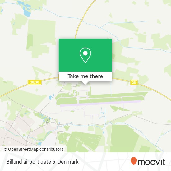 Billund airport gate 6 map