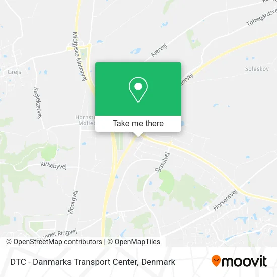 DTC - Danmarks Transport Center map