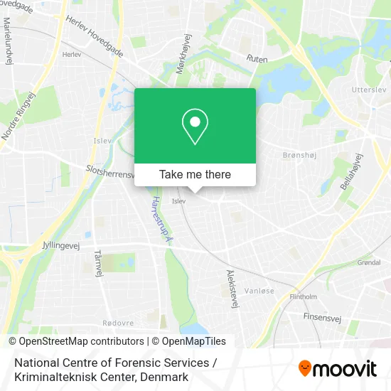 National Centre of Forensic Services / Kriminalteknisk Center map