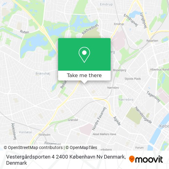 Vestergårdsporten 4 2400 København Nv Denmark map