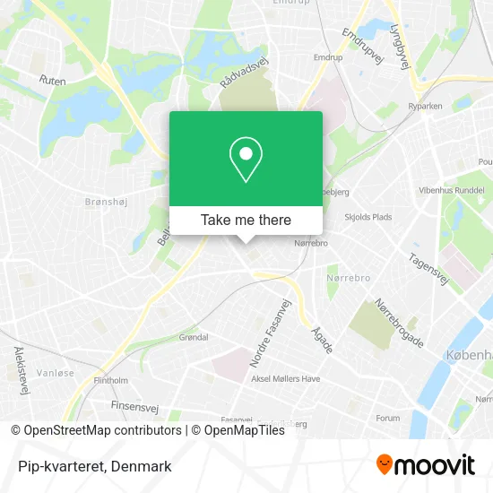 Pip-kvarteret map