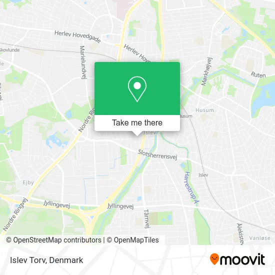 Islev Torv map