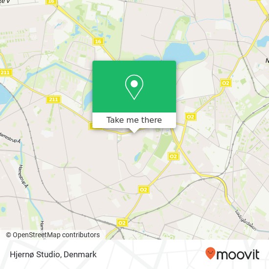 Hjernø Studio map