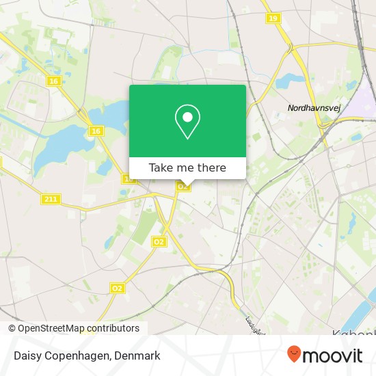 Daisy Copenhagen map