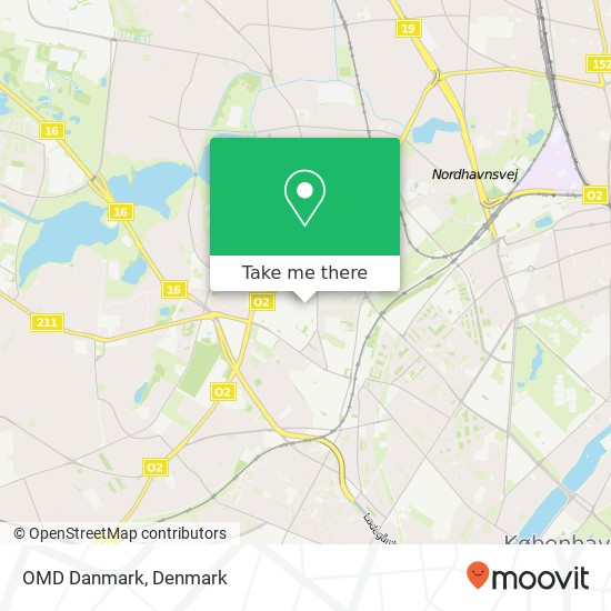 OMD Danmark map