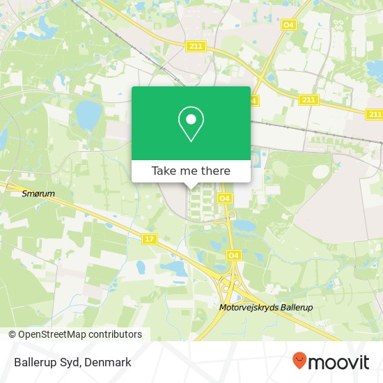 Ballerup Syd map