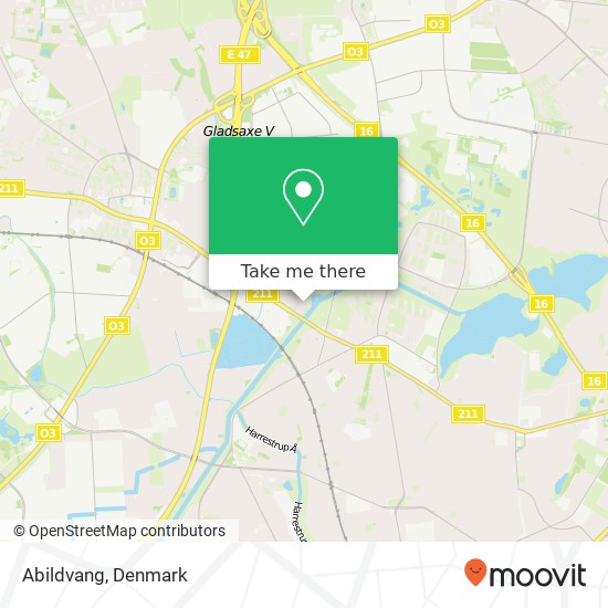 Abildvang map