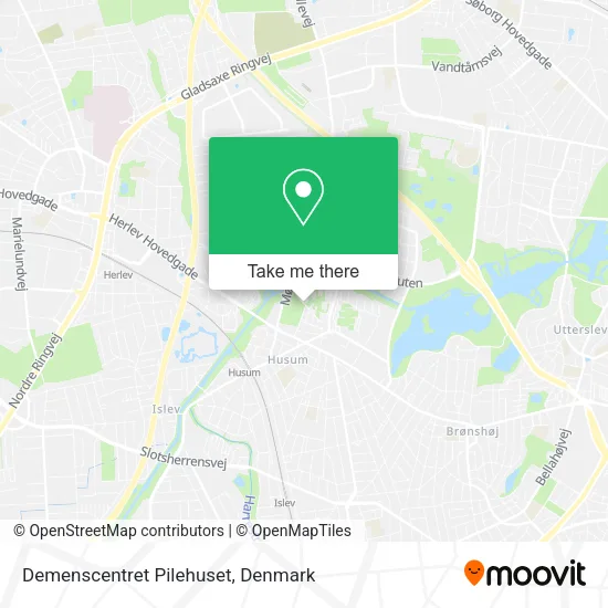 Demenscentret Pilehuset map