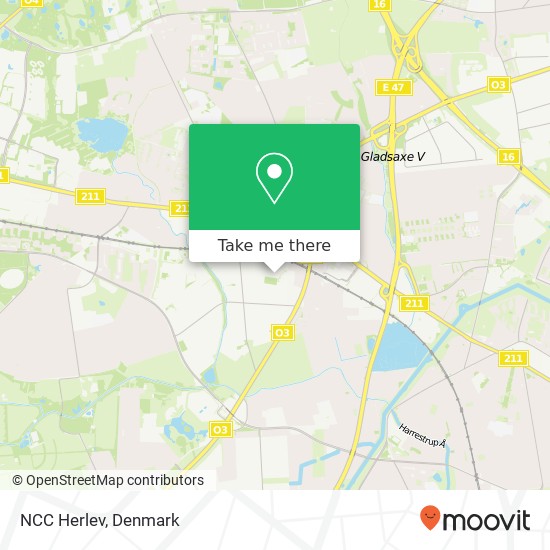 NCC Herlev map