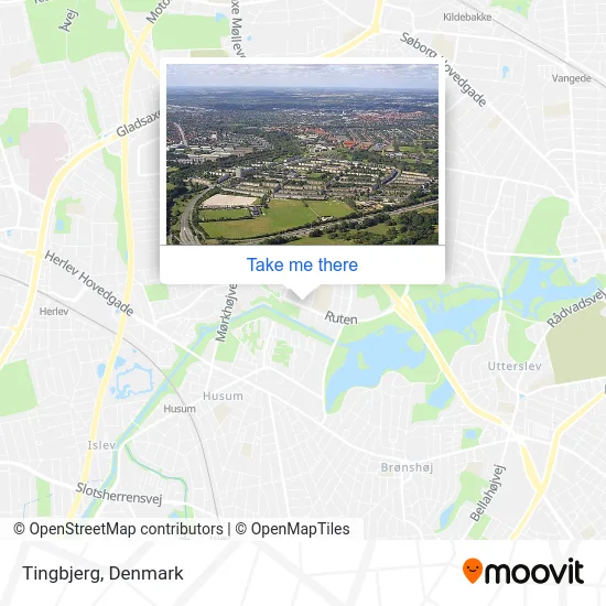 Tingbjerg map