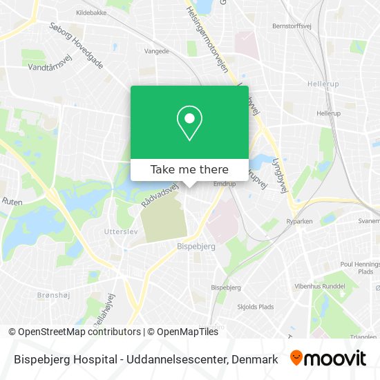 Bispebjerg Hospital - Uddannelsescenter map