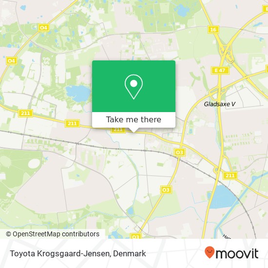 Toyota Krogsgaard-Jensen map