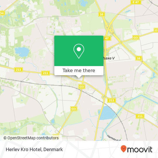 Herlev Kro Hotel map