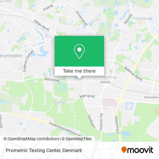 Prometric Testing Center map