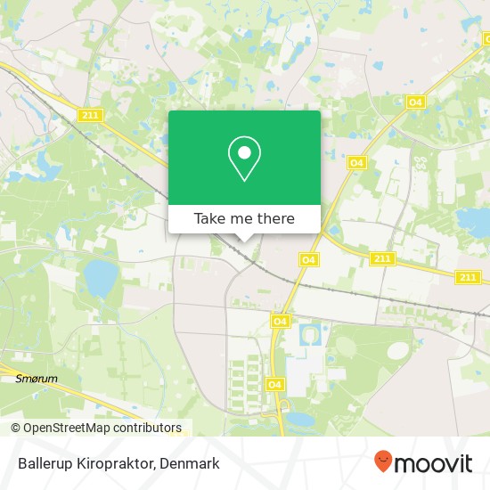 Ballerup Kiropraktor map