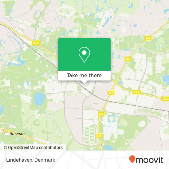 Lindehaven map