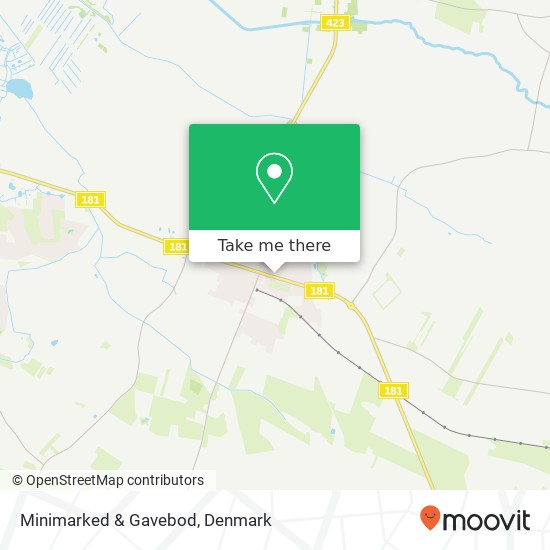 Minimarked & Gavebod map