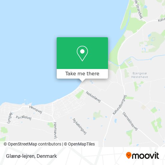 Glænø-lejren map