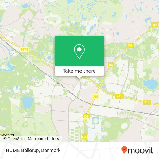 HOME Ballerup map