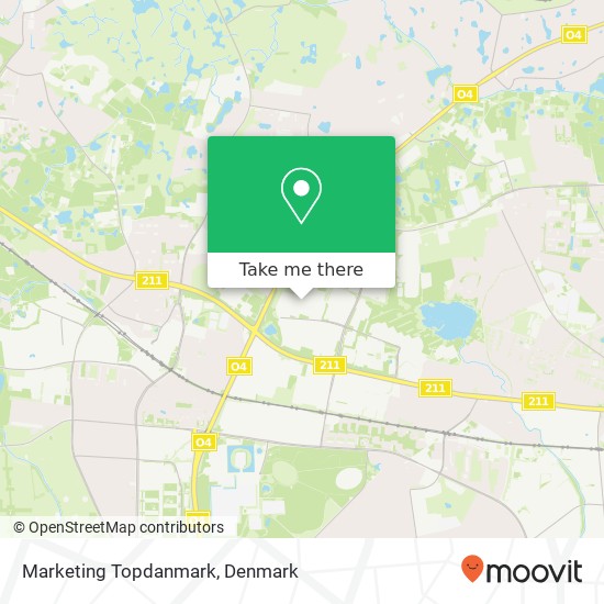 Marketing Topdanmark map