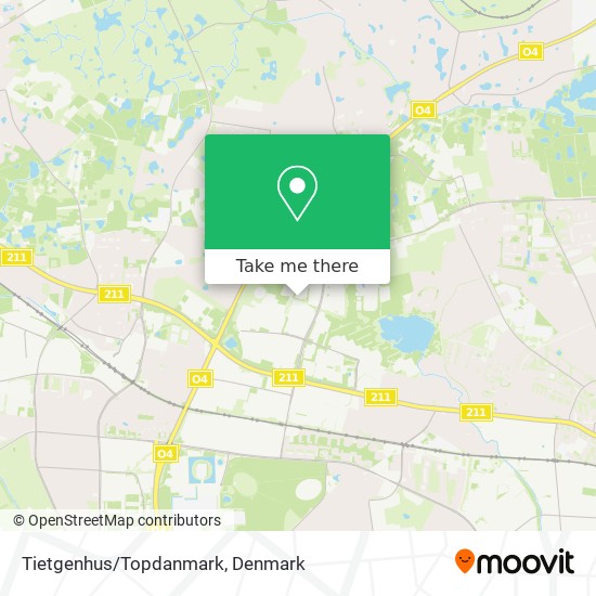 Tietgenhus/Topdanmark map