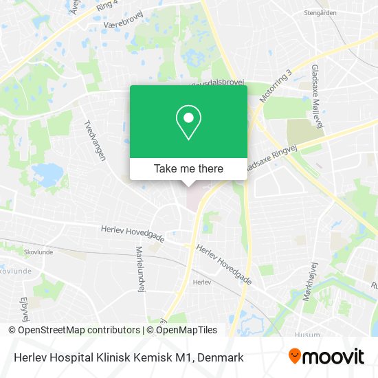 Herlev Hospital Klinisk Kemisk M1 map