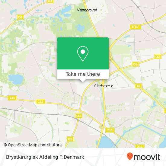 Brystkirurgisk Afdeling F map