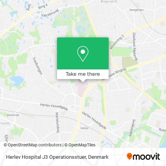 Herlev Hospital J3 Operationsstuer map