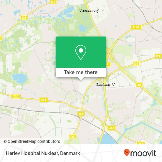 Herlev Hospital Nuklear map
