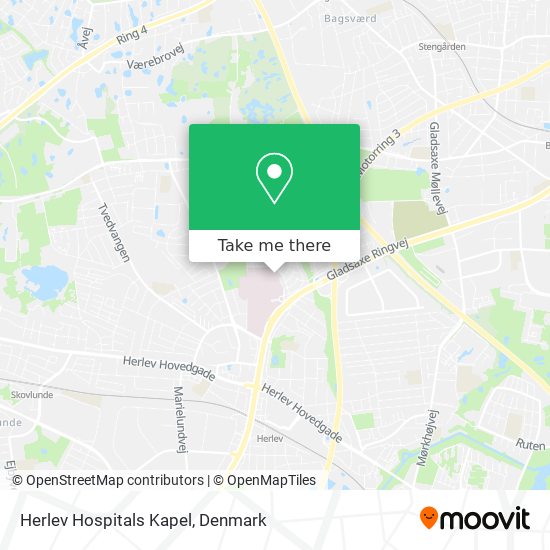 Herlev Hospitals Kapel map