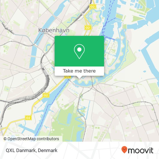 QXL Danmark map