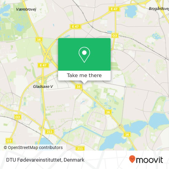 DTU Fødevareinstituttet map