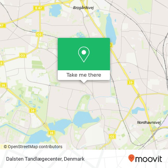 Dalsten Tandlægecenter map