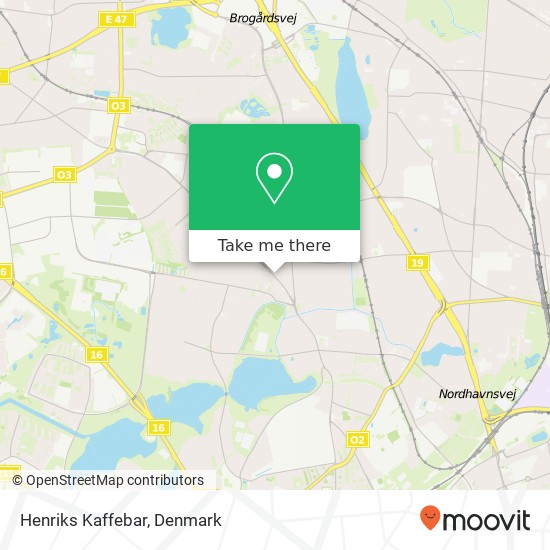 Henriks Kaffebar map
