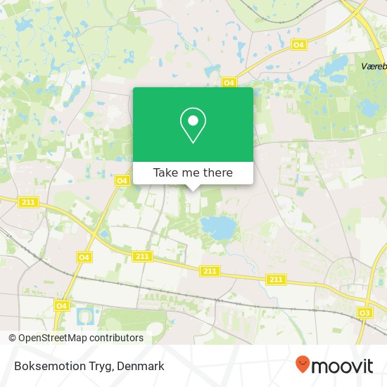 Boksemotion Tryg map