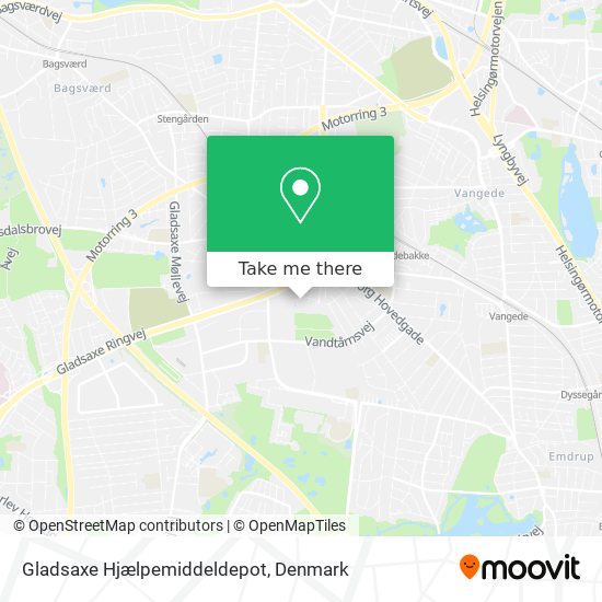 Gladsaxe Hjælpemiddeldepot map