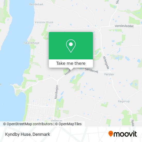 Kyndby Huse map