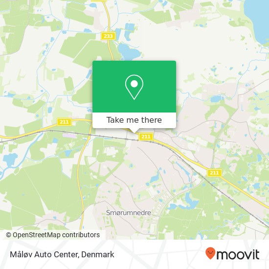 Måløv Auto Center map